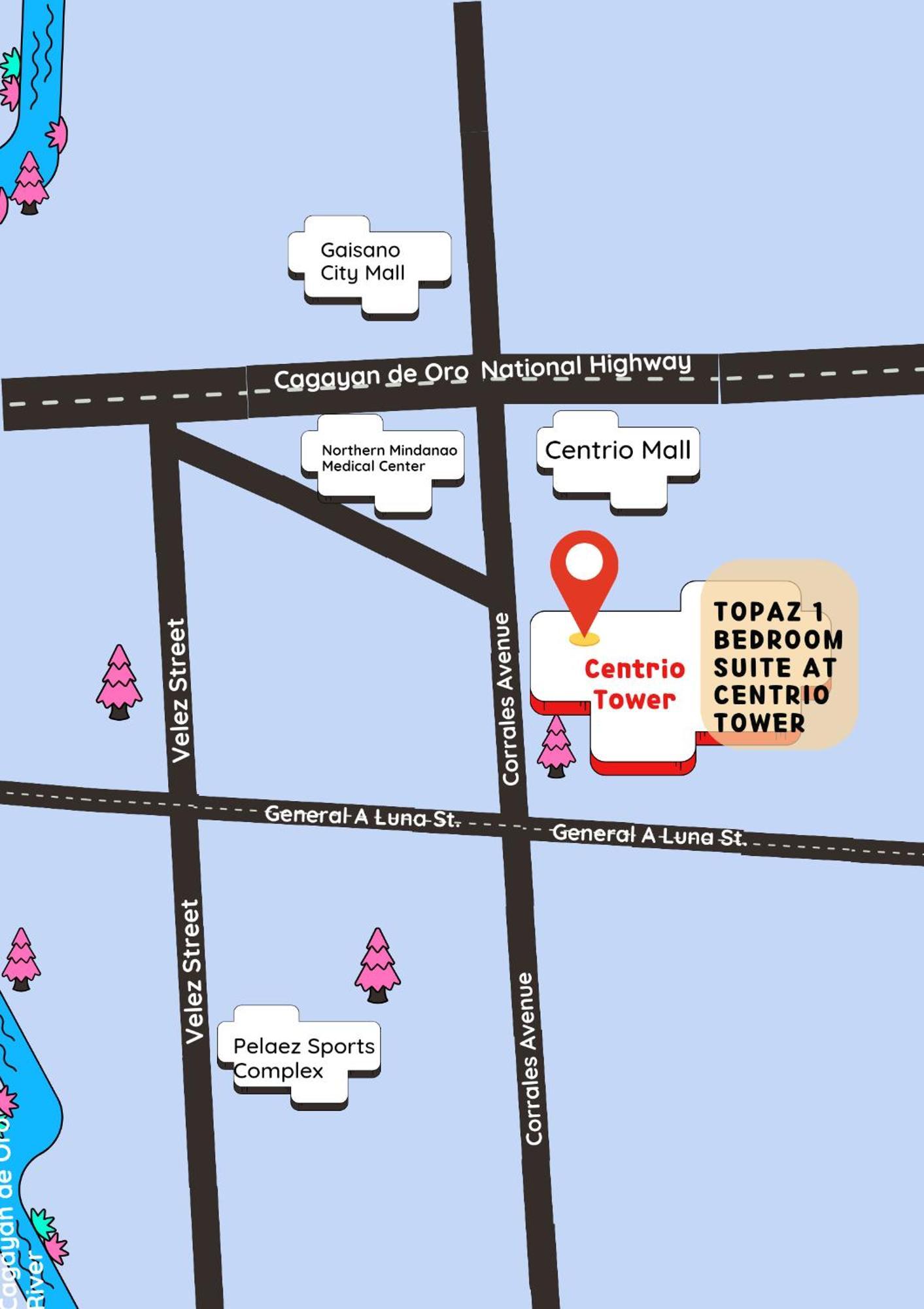 Topaz 1 Bedroom Suite Orochi Staycation Ph At Centrio Towers Cagayan de Oro Eksteriør billede